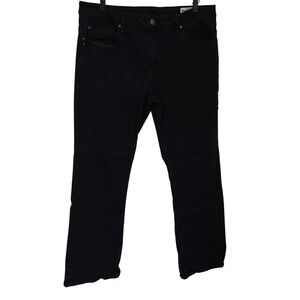 Buffalo David Bitton SAM-X Mens Slim Straight Stretch Black Jeans‎ 38x30